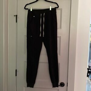 Figs Zamora Jogger Scrub Pant Size Small Tall Black